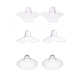 6 Pcs Pezonera de Silicona, Pezonera, Protector para Pezones Sensibles, Protector de pezones, Fabricados en Silicona Blanda Ultrafina, Pezoneras Lacta características