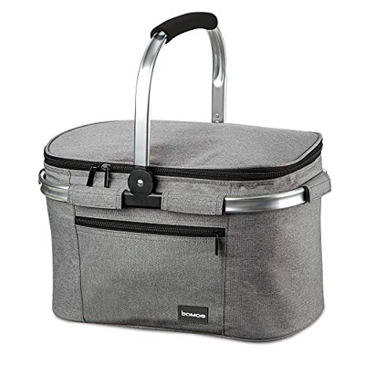 bomoe K37 IceBreezer Nevera portátil Aprox. 22 litros - Cesta Picnic Bolsa térmica para Comida y Bebidas - Nevera Coche Bolsa Porta Alimentos isotérmi