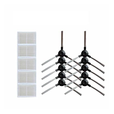 ELEME Liuyan Store 15 Piezas/Lote Robot Robot Pinceles de Aspirador Cepillo Lateral Ajuste for MIDEA VCR15 Midea VCR16 Accesorios de Piezas de aspirad