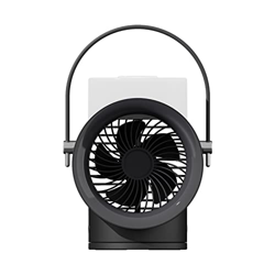 Lechnical Enfriador de aire personal Mini enfriador de espacio de 350 ml con aromaterapia de nebulización dual 3 velocidades de viento Luz nocturna 40 en oferta