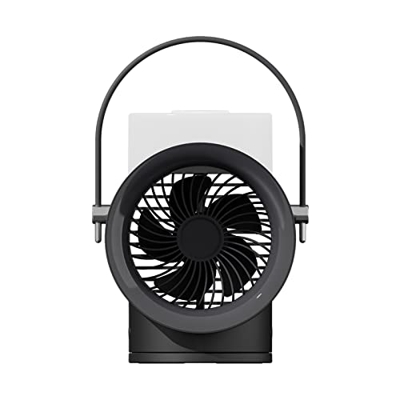 Lechnical Enfriador de aire personal Mini enfriador de espacio de 350 ml con aromaterapia de nebulización dual 3 velocidades de viento Luz nocturna 40
