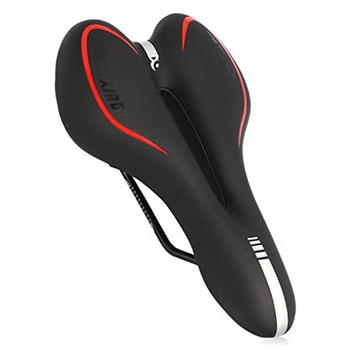 Funda para Asiento de Bicicleta - Cojín para Asiento de Bicicleta de Poliuretano súper Suave de Alta Elasticidad, Material Impermeable en la Superfici