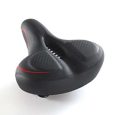 Sillín De Bicicleta: Material De Espuma De Esponja De Poliéster De Alta Densidad, Diseño Transpirable Hueco, Adecuado para Bicicleta De Carretera, Bic