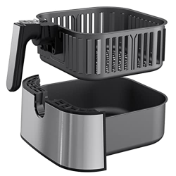Cesta de Repuesto para Freidora de Aire Innsky de 5,5 l para Air Fryer Innsky, Cesta para Freír Antiadherente, Apta para Lavavajillas, IS-EE004 precio