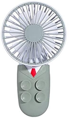 XiangWen Ventilador plegable de mano USB de carga portátil juego dedicado mini ventilador de dibujos animados silencio adecuado para la oficina en cas