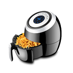 JJJ Freidora de Aire 5.5L Temperatura Ajustable, Bandeja Antiadherente Desmontable, Papas Fritas Fritas francesas, 1500W (Color : 5.5L) características