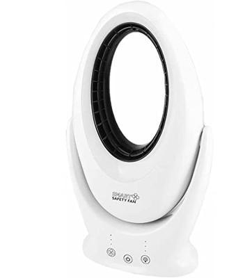 SABYDICAR Ventilador Personal USB,Ventilador de Torre sin aspas con Control de botón,Ventilador eléctrico de Viento Natural de 3 velocidades,Ventilado