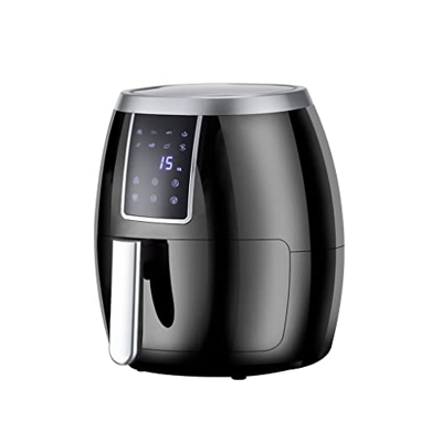 JJJ Freidora de Aire 6L Temperatura Ajustable, Bandeja Antiadherente Desmontable, Papas Fritas Fritas Fritas, 1500W (Color : 6L)