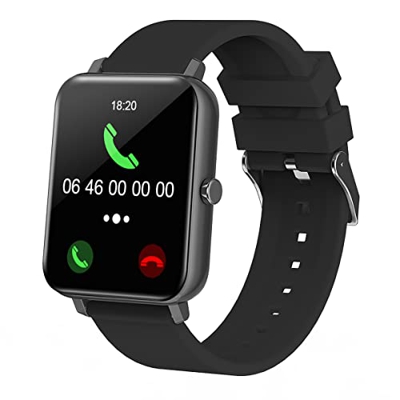 SPAOTREM Smartwatch Reloj Inteligente Hombre Mujer, Llamada Bluetooth, 1.69 Pulgada con Pulsómetro Podómetro Caloría Monitor de Sueño, IP68 para Andro