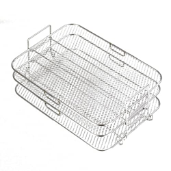 BSTTAI Estante deshidratador de acero inoxidable, soporte para freidora de aire caliente, 3 capas, estante deshidratante, universal, apilable, rejilla precio