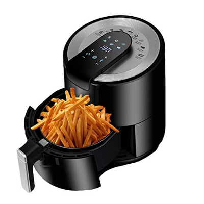 JJJ Aire freidora casera multifunción 5.5L Gran Capacidad Fries Libre de aceites con Poca Grasa de la máquina de Aire Fryer