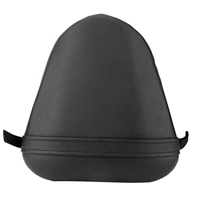 Cojín de asiento de motocicleta, cubierta de asiento trasero de motocicleta, reemplazo de accesorios de asiento trasero de cojín de cuero artificial p