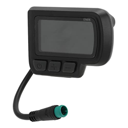 Teror Medidor de Pantalla de Bicicleta eléctrica, Bicicleta eléctrica EN06 Medidor de Pantalla LCD con Pantalla de Velocidad de alimentación USB para  características