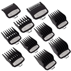 Paquete de 10 guías de corte para cortaúñas Wahl con clip de metal/código de colores de 1/16 a 1 pulgada (1.5-25 mm), se adapta a todos los cortaúñas  en oferta