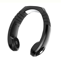 Manos Libres Correa para el Cuello Ventilador Mini usable USB portátil Refrigeración de 360 ​​° Perezoso Enfriador Colgante Aire Acondicionado hogar O en oferta
