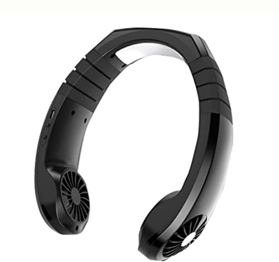 Manos Libres Correa para el Cuello Ventilador Mini usable USB portátil Refrigeración de 360 ​​° Perezoso Enfriador Colgante Aire Acondicionado hogar O
