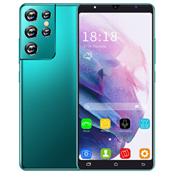 Smartphones 3G Baratos y duraderos, teléfonos Elegantes de 5,0 Pulgadas, Tarjetas SIM duales y cámaras duales. (S21Ultra-Green) precio