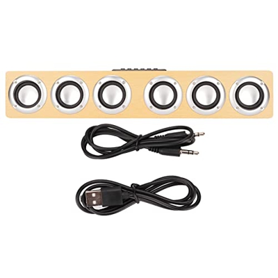 Barra de Sonido, Sistema de Sonido Envolvente para TV Bluetooth 5.0 Barra de Sonido Pequeña con Subwoofer Reproducción de Larga Duración en Espera par