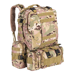 SHANNA Mochila Militar, Mochila Crossfit, Mochila Militar Tactica de 55 L para Senderismo al Aire Libre Camping Trekking Pesca Caza, Caqui características
