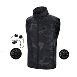 borfieon Airshirt Portátil Sin Mangas, Chaleco de Ventilador Portátil, Chaleco de Enfriamiento Oculto Usable Ropa con Aire Acondicionado Refrigeración características