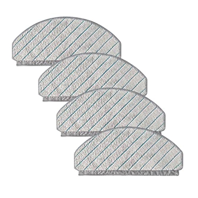 Regulation 4X Microfibra Mop Trapo Trapo de Trapo Compatible con ecovacs T10/T10 Turbo Robot Aspuumerador Partes de Barrido Servidor de hogar Limpio