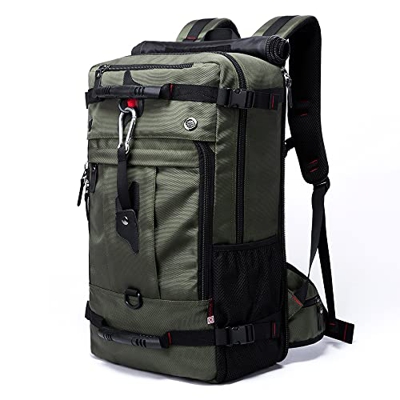 Kiepoar Mochila Deportiva 40L Macutos de Senderismo para Deporte al Aire Libre Viaje, 3 en 1 Mochila Bolsa de Hombro y de Mano, Fitness Bolsa Grande I