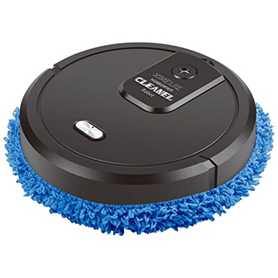 Generic Startseite - Robot de limpieza inteligente Lazy para limpieza en seco y húmedo, perlas (negro, talla única)