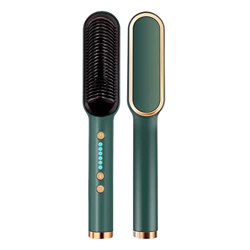 Cepillo Alisador de Pelo, Cabello Peine Alisador Multifuncional, Cepillo Alisador Pelo con Tecnología Iónica, Automático Ajustable por Calor, Anti-que en oferta