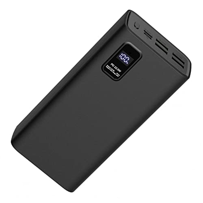 Power Delivery - Batería de emergencia (5 salidas, 30 000 mAh, pantalla LED [Travel Power Bank Externo]