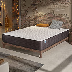 Naturalex | Titanium | Colchón 135x190 Cm Viscoelástico Premium | Nueva Tecnología Soporte Blue Látex Firme | Efecto Anti-Presión Ergonómico | Tejido  características