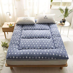 ZCYX Colchón Acolchado de Suelo Grueso, Almohadilla de Dormir Plegable para Estudiantes, colchoneta de Cama Japonesa, colchón de Dormir para Cama Enro precio