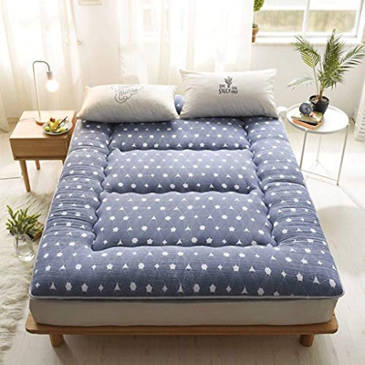 ZCYX Colchón Acolchado de Suelo Grueso, Almohadilla de Dormir Plegable para Estudiantes, colchoneta de Cama Japonesa, colchón de Dormir para Cama Enro