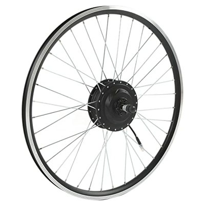 Kit de Conversión de Rueda Trasera de Bicicleta Eléctrica, Rueda Trasera 500W 48V Motor de Cubo Kit de Conversión de Bicicleta Eléctrica Cassette de T