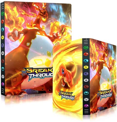 2022 último Album Cartas Poke,Álbum para Cartas, Álbum de Cartas Coleccionables ，capacidad para 432 cartas ，Archivador de tarjetas coleccionables, por