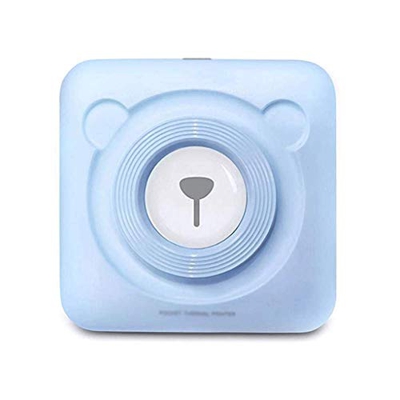 KJHD Impresora térmica portátil de Bolsillo de la Etiqueta engomada Mini Bluetooth del recibo de Estilo Retro Fotos, Mini Asistente de Vida, Buen Rega