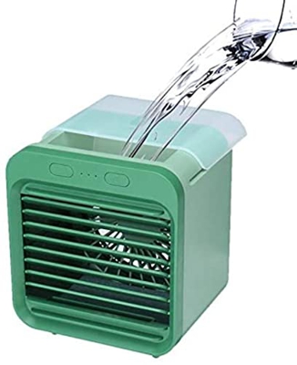 XiangWen Mini humidificador de Aire Acondicionado portátil con Tanque Enfriador USB Ventilador enfriamiento 3 velocidades Aire para Oficina en casa De
