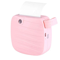 KJHD Nota pegajosa de la Impresora, sin Tinta de la Impresora térmica, la conexión inalámbrica Etiqueta térmica de Recibos Impresora Compatible (Color en oferta