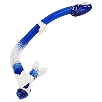 Aoutecen Tubo de Respiración de Buceo, Tubo de Respiración Seco Roscado de Escape Unidireccional Seguro Y Confiable para Accesorios Subacuáticos(Azul)