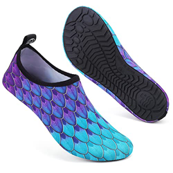 Escarpines Deportes Acuáticos para Hombre Mujer Zapatos de Agua Calzado de Playa Surf Swim(Sirena Morado,38/39 EU) en oferta