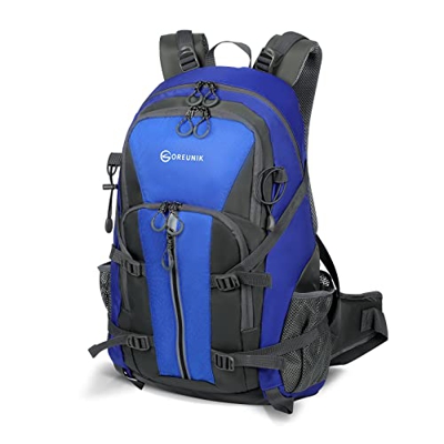 Oreunik Mochila de Senderismo 45L, Macutos de Senderismo Impermeable Multifuncional, Mochilas de Marcha Adecuada para Senderismo, Camping, Viaje, Depo