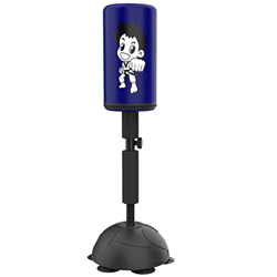 Saco De Boxeo Independiente, Bolsa De Reflejos, Pelota De Velocidad para Niños Y Adultos, Equipo De Boxeo De Altura Ajustable con Base De Succión (S : en oferta