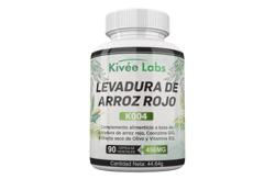 Kivéelabs Levadura de arroz rojo - Coenzima Q10 - Levadura roja de arroz baja tu colesterol - 90 capsulas 496MG levadura arroz rojo - Sin gluten, Vega características