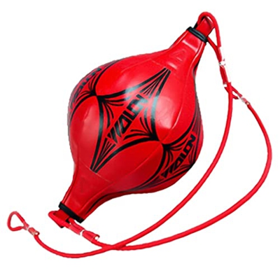 Bola De Reflejos De Boxeo De Doble Extremo (67 Pulgadas), Bola De Velocidad Fuerte, Bolsa De Boxeo, con Cuerdas Elásticas, Reacción (Color : Red, S : 