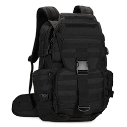 HUNTVP 50L Mochila Táctica Grande Mochila de Asalto 900D Nylon Militar Assault Pack MOLLE Impermeable para Hombre Caza Al Aire Libre Ciclismo Senderis en oferta