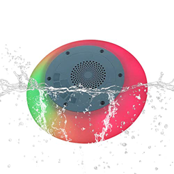 Furado Altavoz Bluetooth Inalámbrico,IPX7 Altavoces Flotantes Impermeables para Piscina,Altavoces Bluetooth Portátiles con Luces de Colores,Llamadas M precio