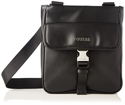 Guess, Escalera Backkack para hombre, negra, única