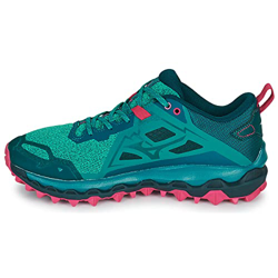 Mizuno Wave Mujin 8 (W), Zapatillas de Trail Running Mujer, Kayaking/Lagoon/Pink Peacock, 40.5 EU en oferta