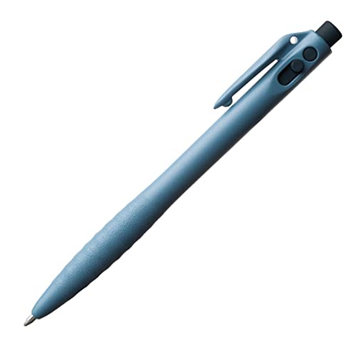 Bolígrafo detectable retráctil con clip tinta negra, QUASAR DP, modelo QU0010AN, apto para industria alimentaria, antideslizante, ergonómico (1)