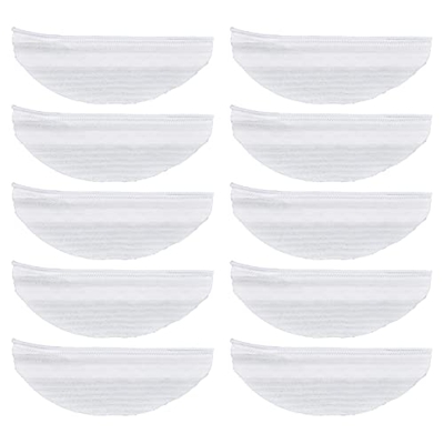 Paño de Trapeador, 10 Piezas de Trapo Desechable de Fibra Resistente a Altas Temperaturas para Robot de Barrido para Limpieza