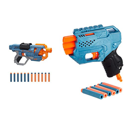 Lanzador Elite 2.0 Commander RD - 6 de Nerf, 12 Dardos Oficiales de Nerf, Tambor rotatorio de 6 Dardos, Funciones de personalización incorporadas + El precio
